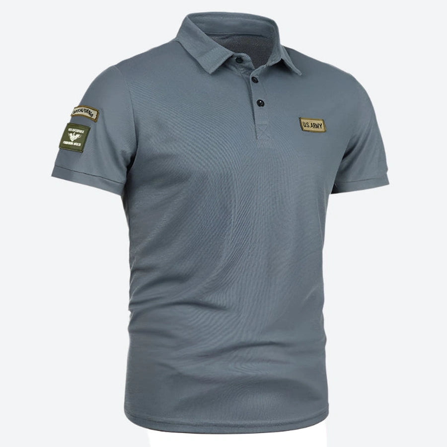 Tactical Military-Style Short-Sleeve Polo Shirts