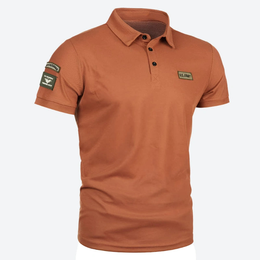 Tactical Military-Style Short-Sleeve Polo Shirts