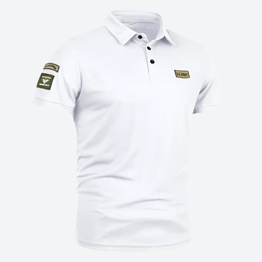 Tactical Military-Style Short-Sleeve Polo Shirts