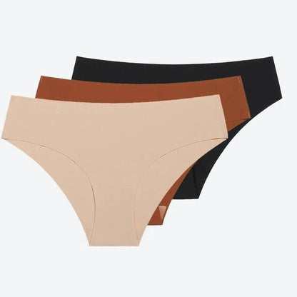 Three Pieces Pack Seamless Briefs