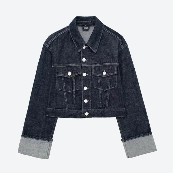 Trendy Button-Up Denim Jackets