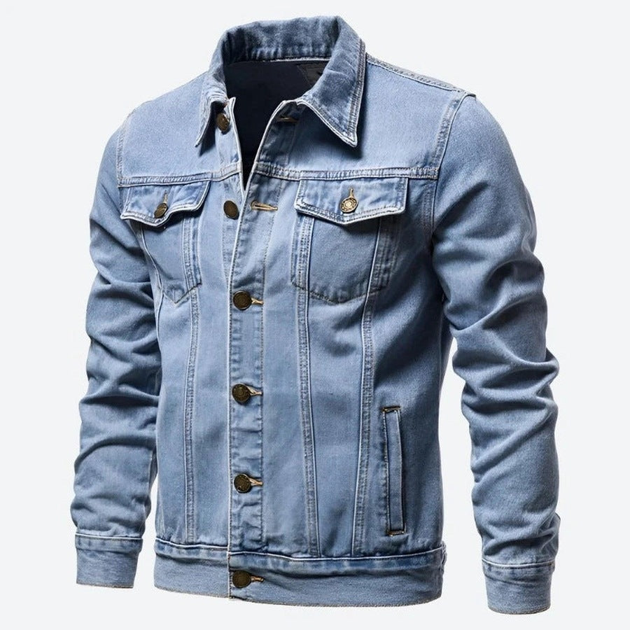 Trendy Button-Up Denim Jackets