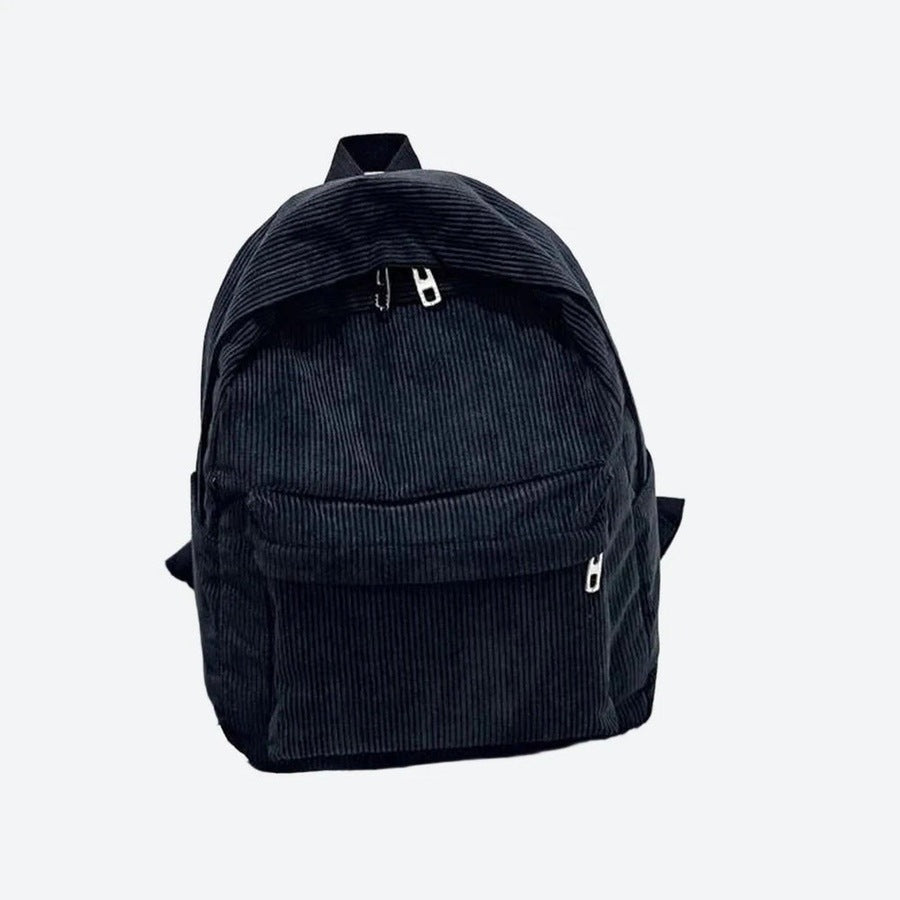 Trendy Durable Corduroy Backpack Bags