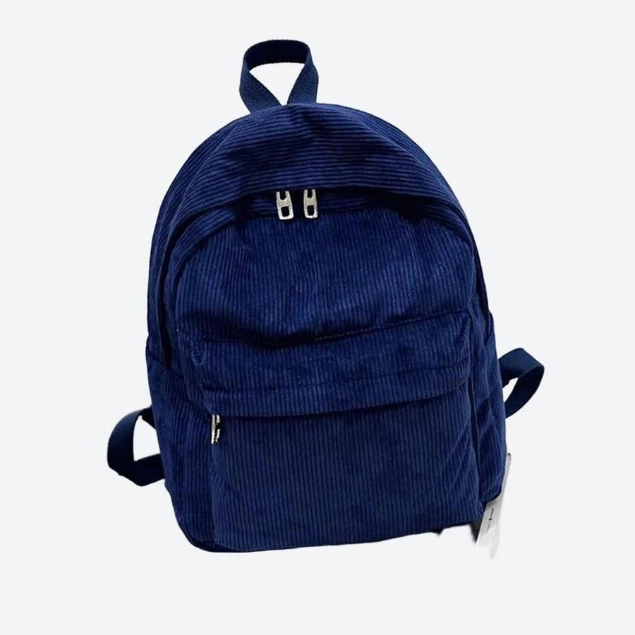 Trendy Durable Corduroy Backpack Bags