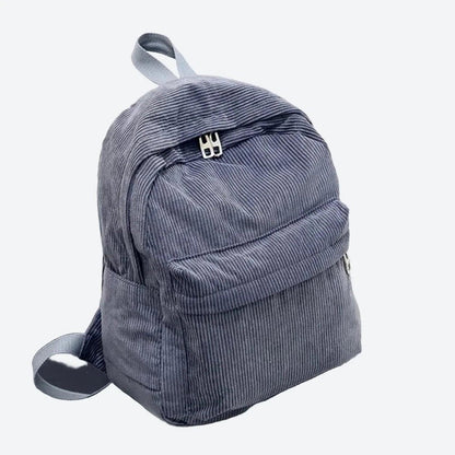 Trendy Durable Corduroy Backpack Bags