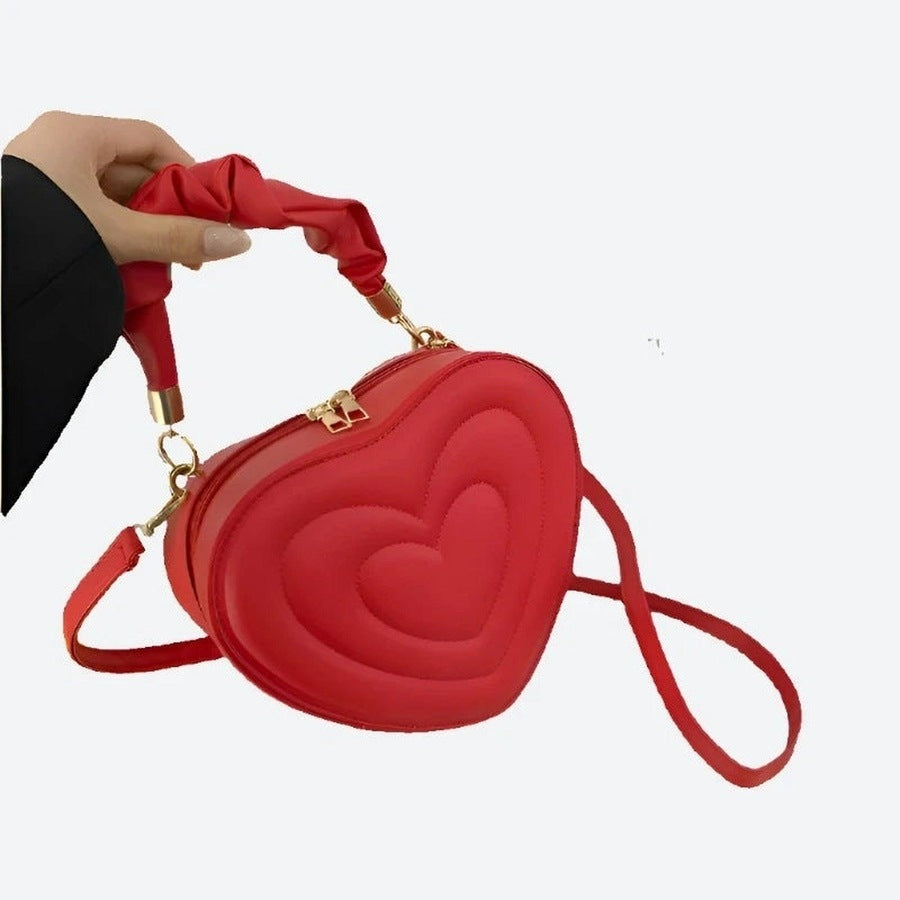 Trendy Heart-Shaped Fashion Crossbody Bags