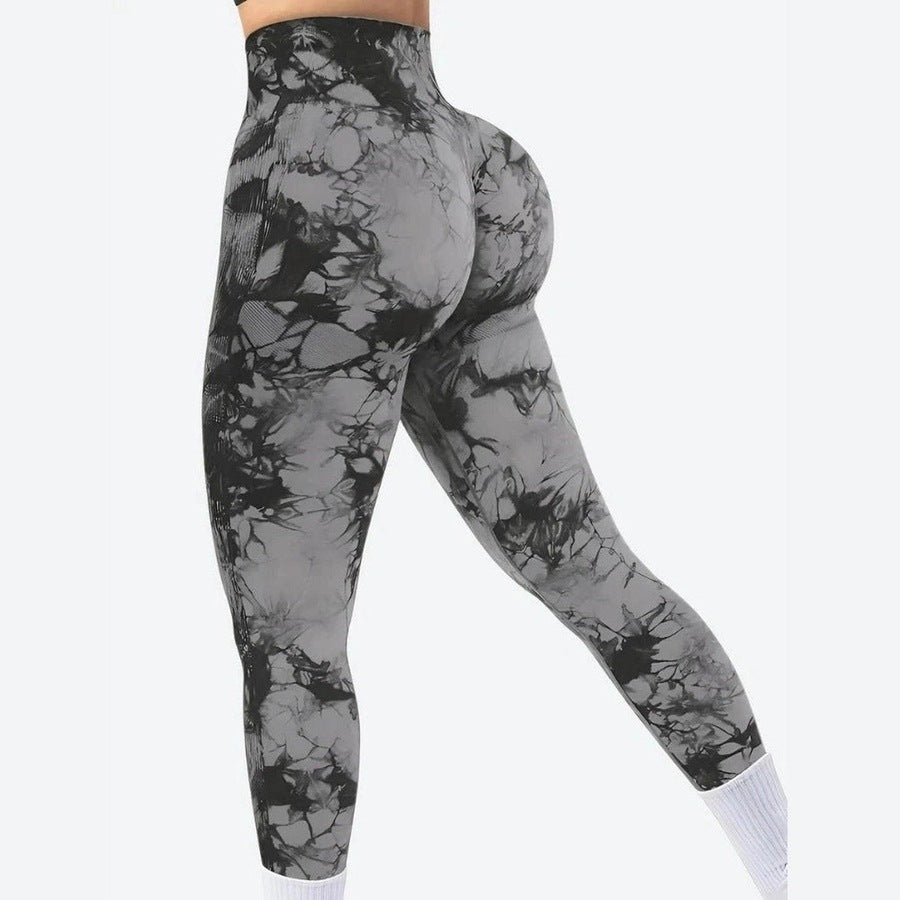 Trendy High-Waist Compression Workout Leggings