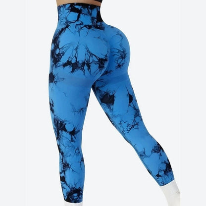 Trendy High-Waist Compression Workout Leggings