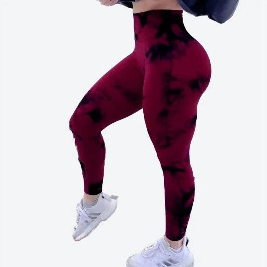 Trendy High-Waist Compression Workout Leggings