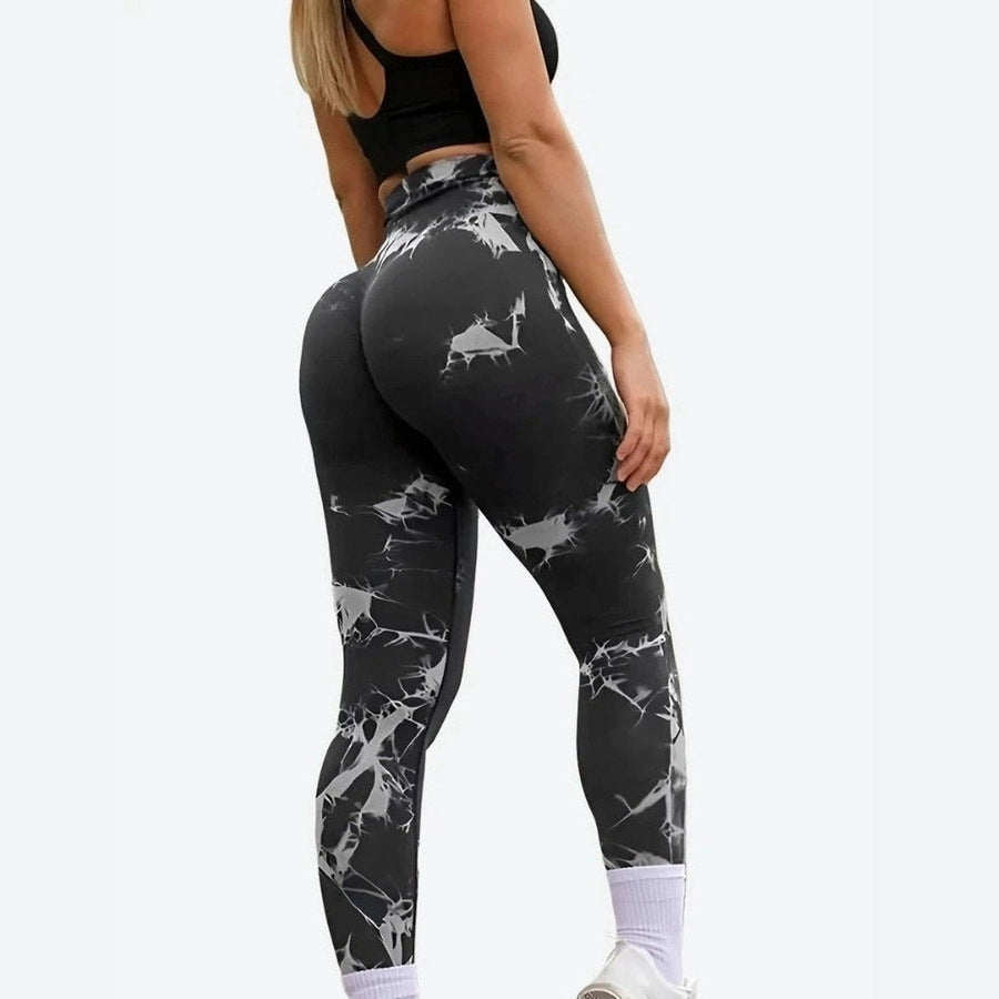 Trendy High-Waist Compression Workout Leggings