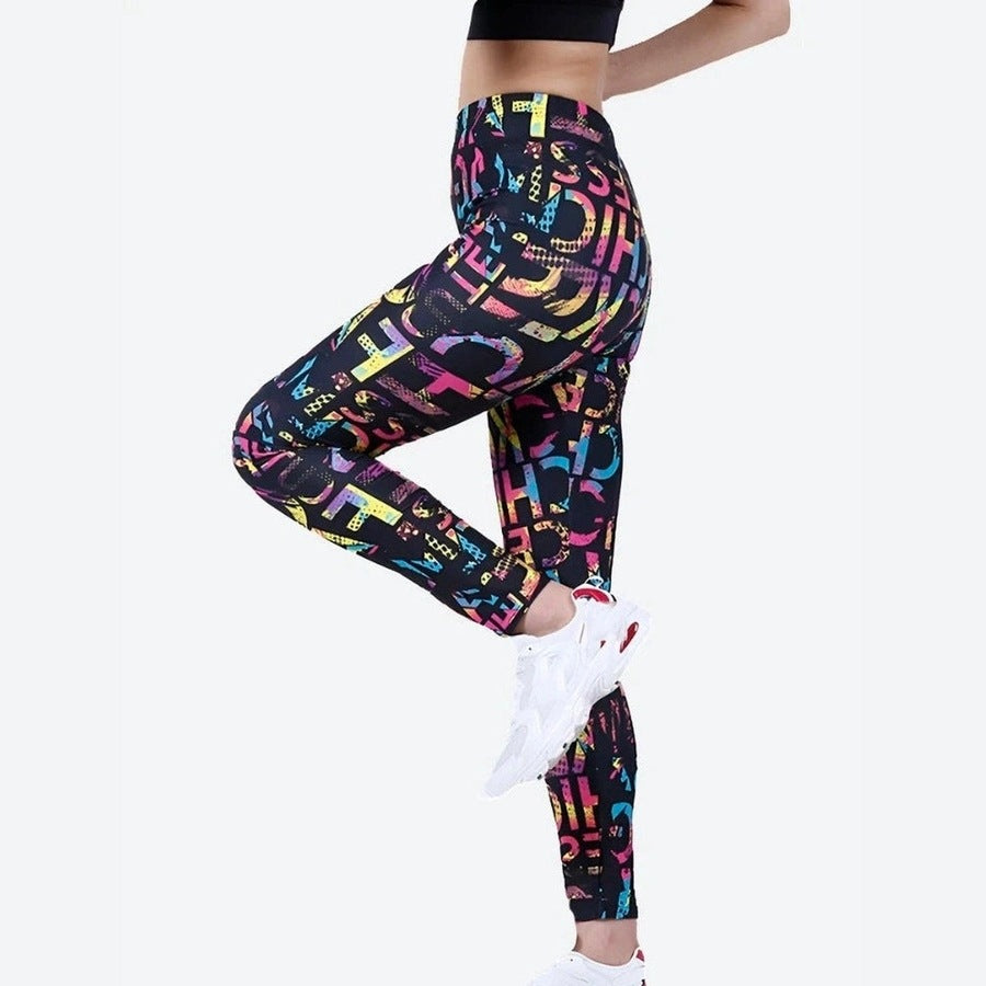 Trendy High-Waist Leopard Print Leggings