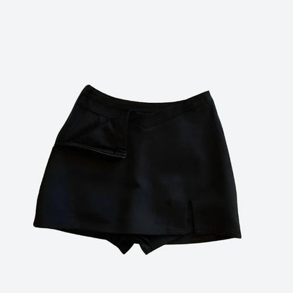 Trendy High-Waisted Mini Skorts