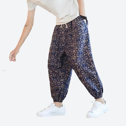 Trendy Relaxed-Fit Tie-Dye Jogger Pants