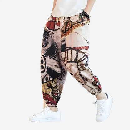 Trendy Relaxed-Fit Tie-Dye Jogger Pants