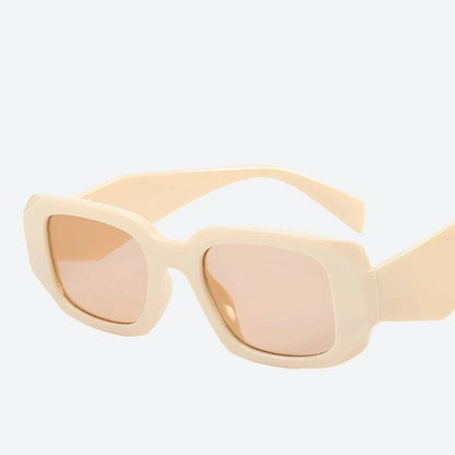 Trendy Tortoiseshell Square Frame Sunglasses