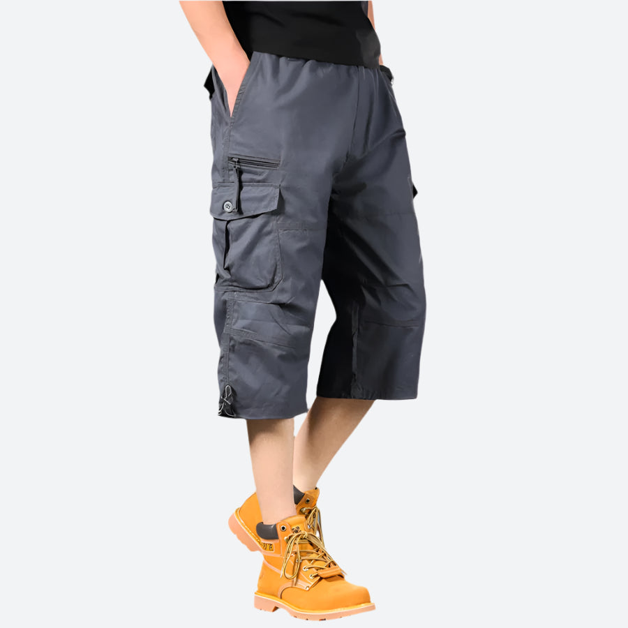 Utility Cargo Knee-Length Shorts