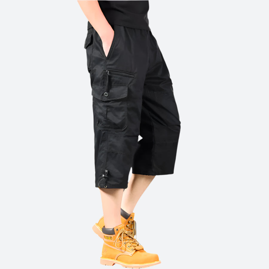 Utility Cargo Knee-Length Shorts