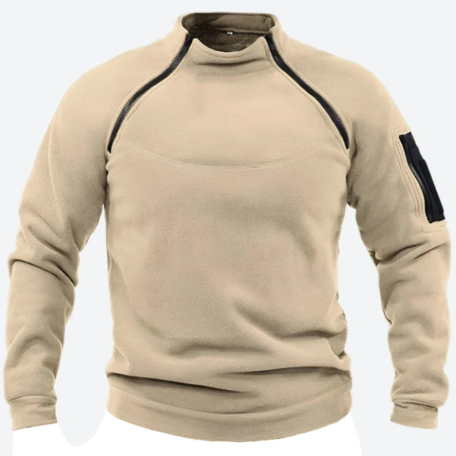 Warm High-Neck Tactical Fleece Sweatshirts