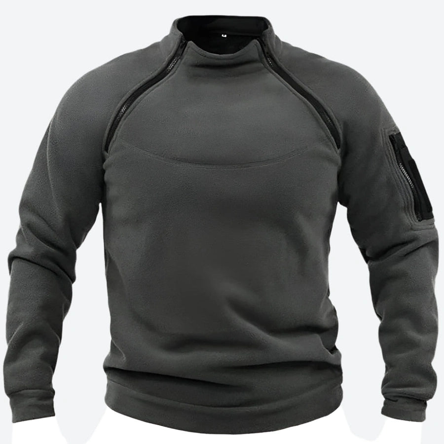 Warm High-Neck Tactical Fleece Sweatshirts