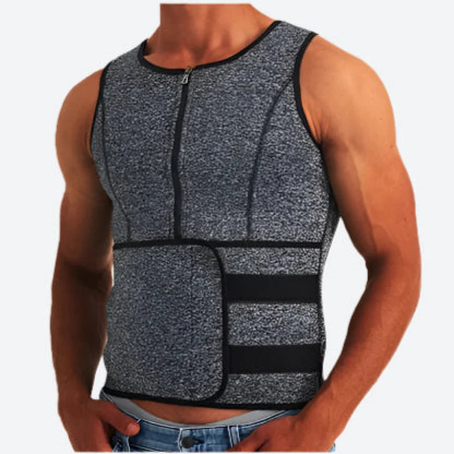 Zippered Compression Slimming Workout Vests