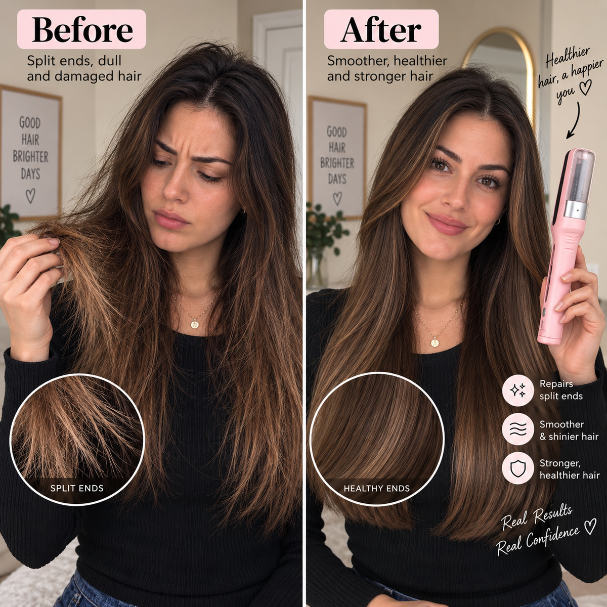 Split end trimmer