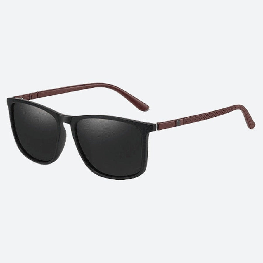 Anti-Reflective Rectangle Frame Sunglasses