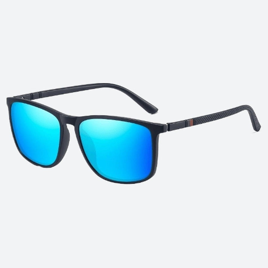 Anti-Reflective Rectangle Frame Sunglasses