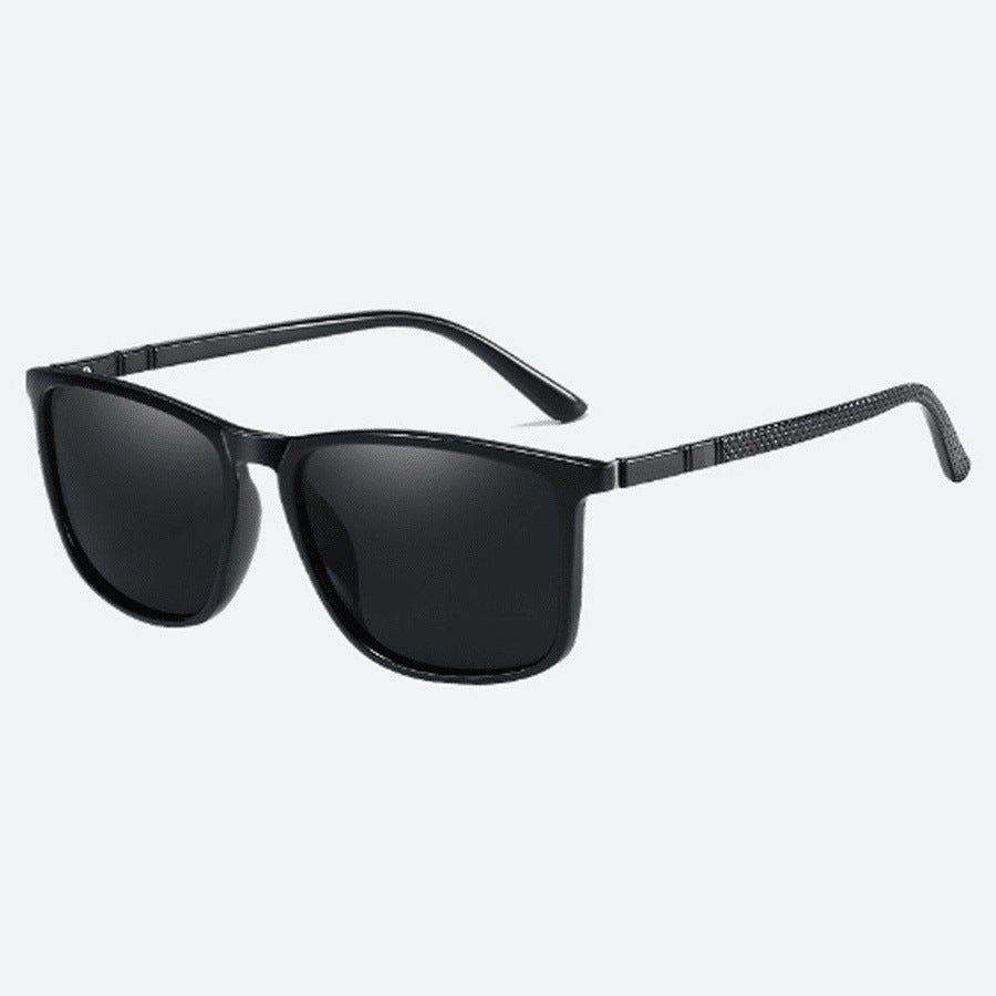 Anti-Reflective Rectangle Frame Sunglasses