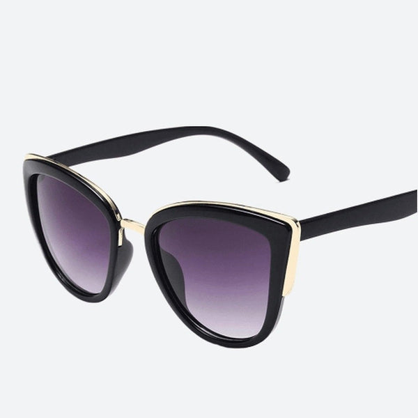 Elegant Plastic Frame Fashion Sunglasses