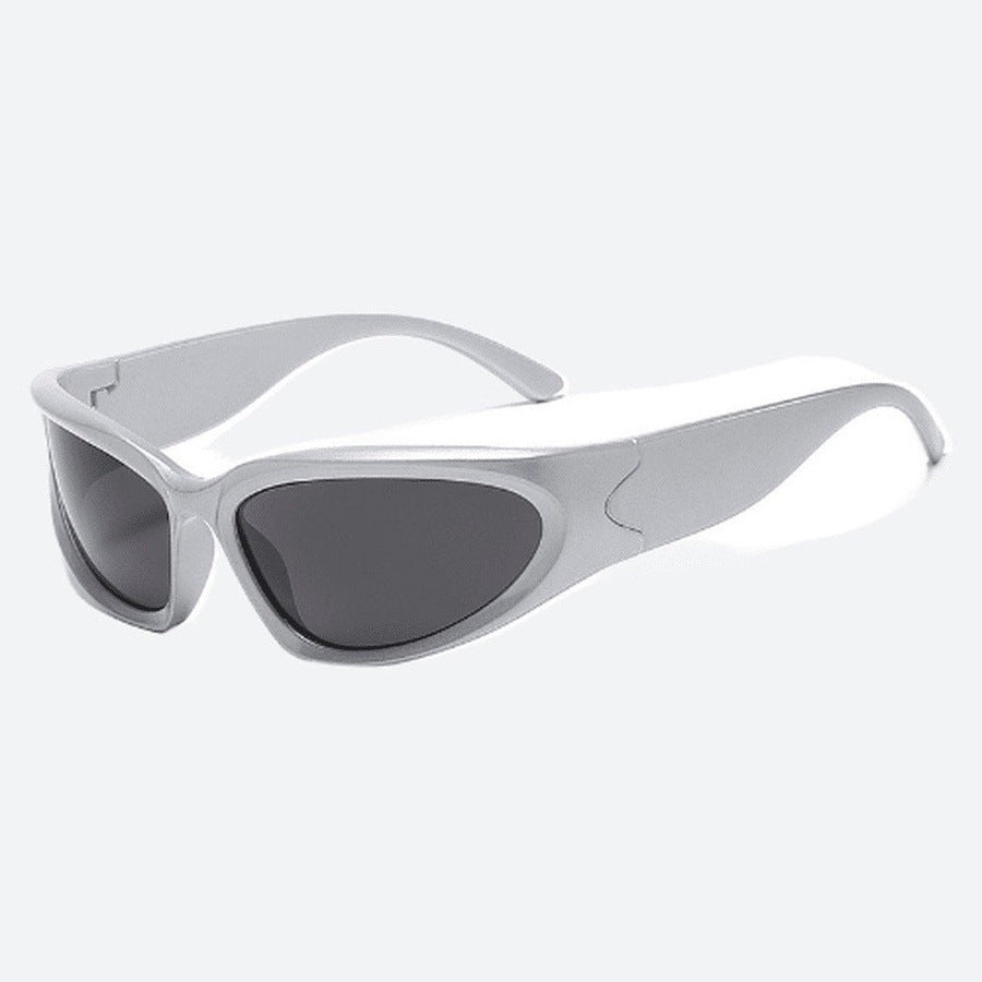 Oval Plastic Polycarbonate Sunglasses