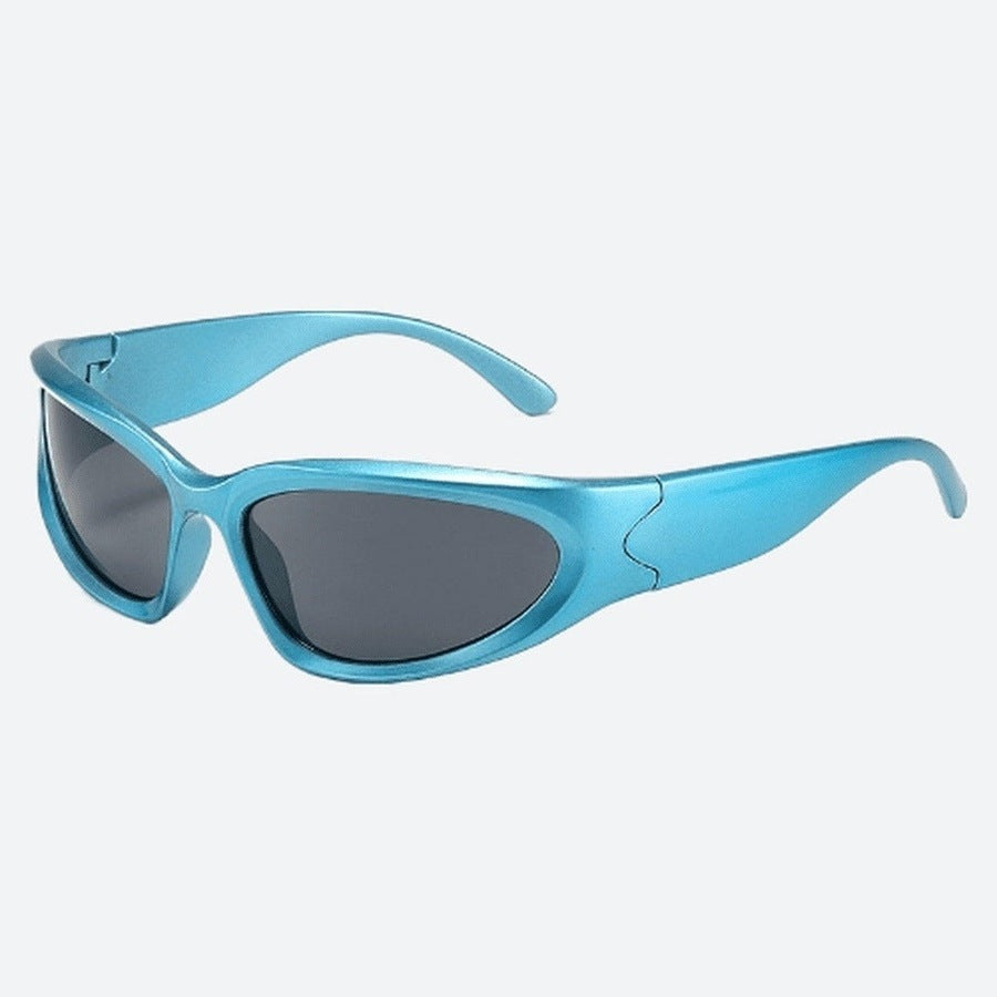 Oval Plastic Polycarbonate Sunglasses