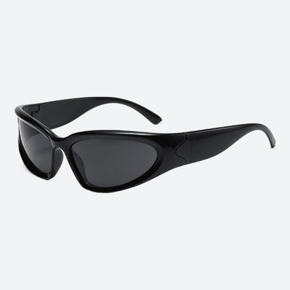 Oval Plastic Polycarbonate Sunglasses