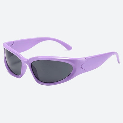 Oval Plastic Polycarbonate Sunglasses