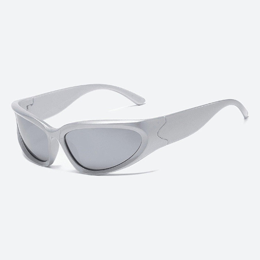 Oval Plastic Polycarbonate Sunglasses