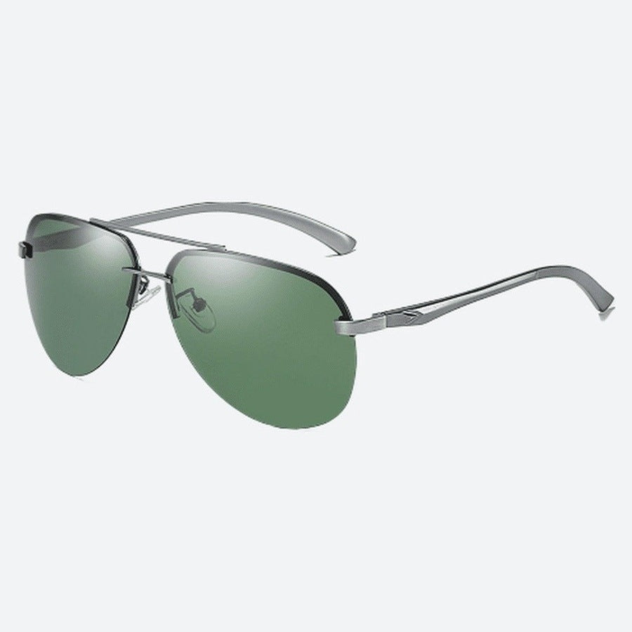 Polaroid Rimless Mirror Sunglasses