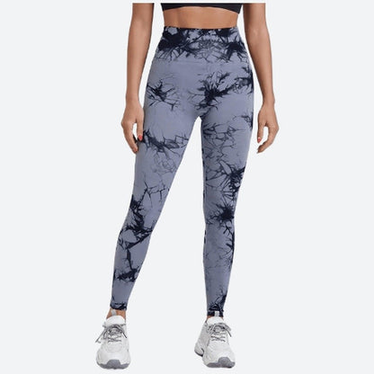 Stylish High-Waist Tie-Dye Leggings