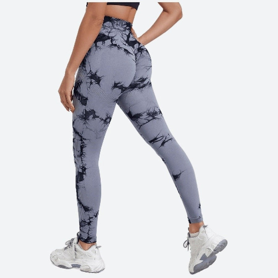 Trendy Ankle-Length Tie-Dye Leggings