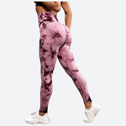 Trendy Ankle-Length Tie-Dye Leggings